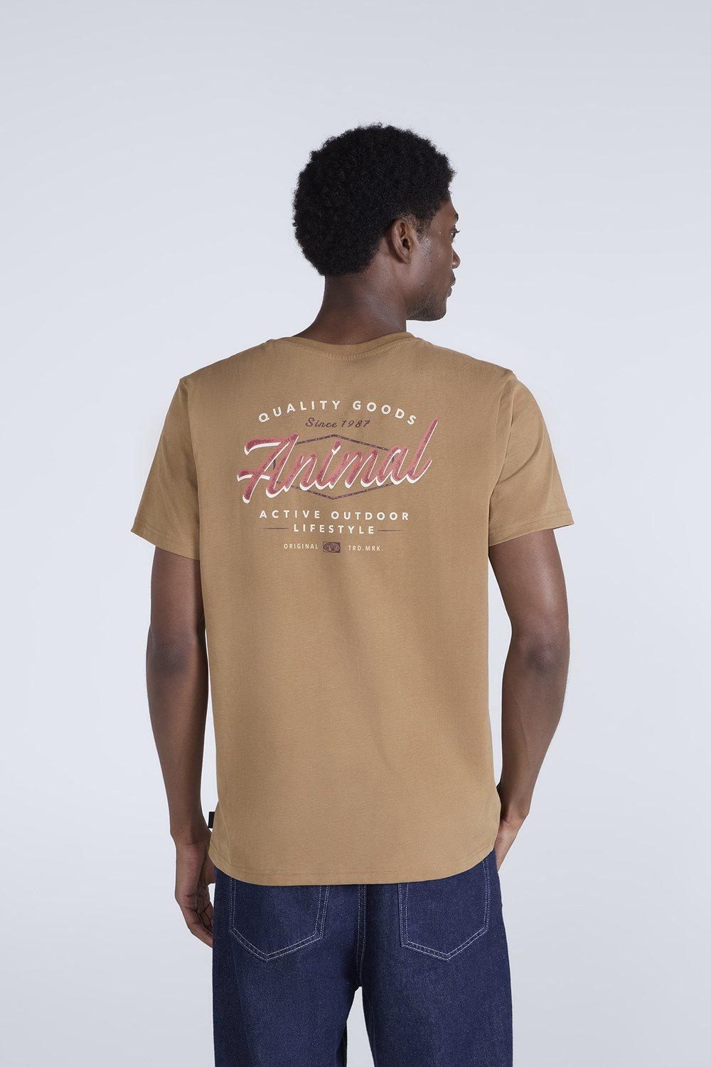 Animal Mens Jacob T-Shirt Cotton Relaxed Fit Short Sleeve Shirt Casual - Picture 125 of 236