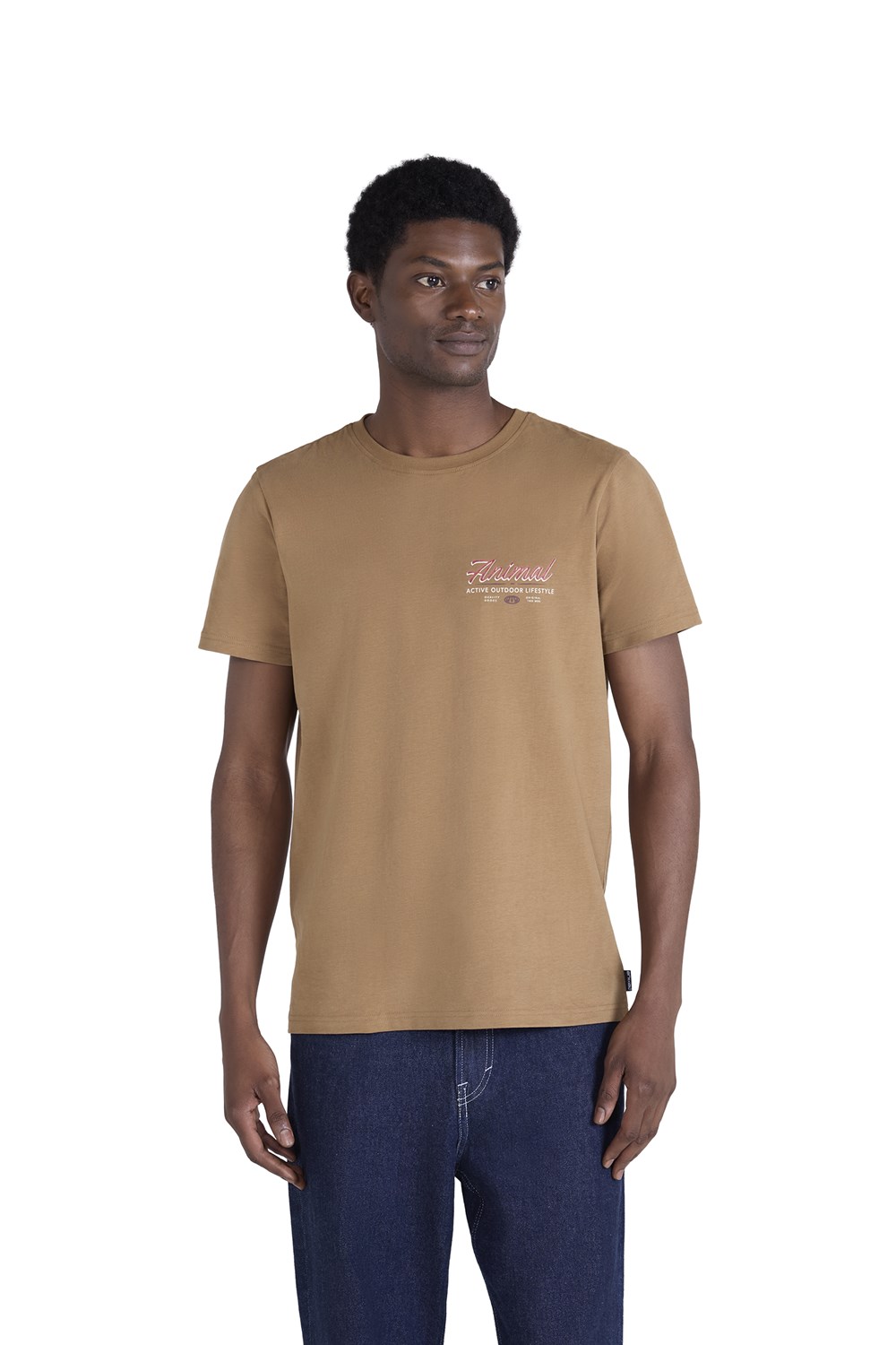 Animal Mens Jacob T-Shirt Cotton Relaxed Fit Short Sleeve Shirt Casual - Picture 129 of 236