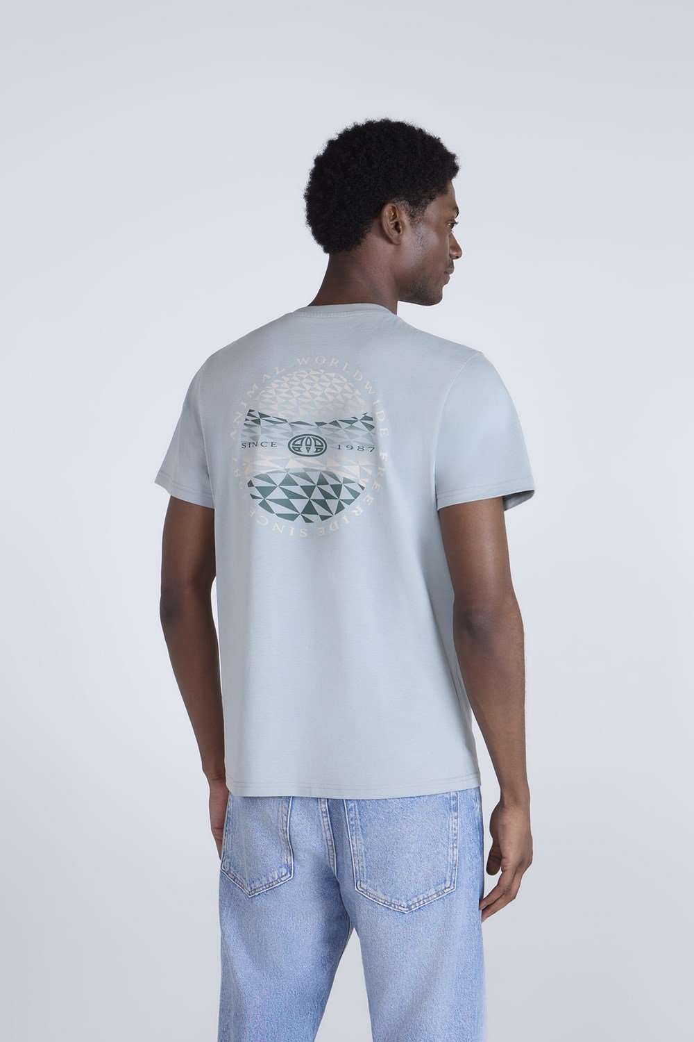 Animal Mens Jacob T-Shirt Cotton Relaxed Fit Short Sleeve Shirt Casual - Picture 132 of 236