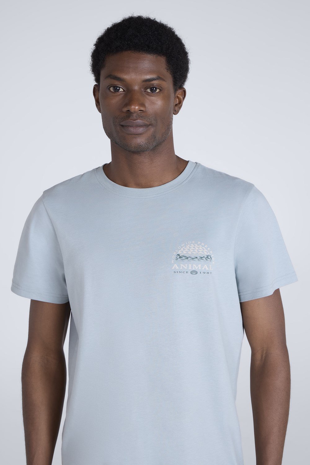 Animal Mens Jacob T-Shirt Cotton Relaxed Fit Short Sleeve Shirt Casual - Picture 133 of 236