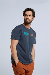 T-Shirt Biologique Homme Jacob Bleu Marine