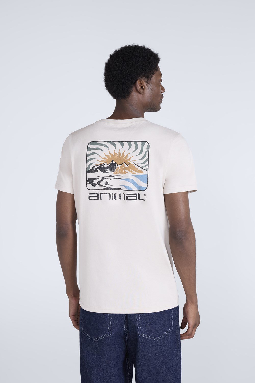 Animal Mens Jacob T-Shirt Cotton Relaxed Fit Short Sleeve Shirt Casual - Picture 152 of 236