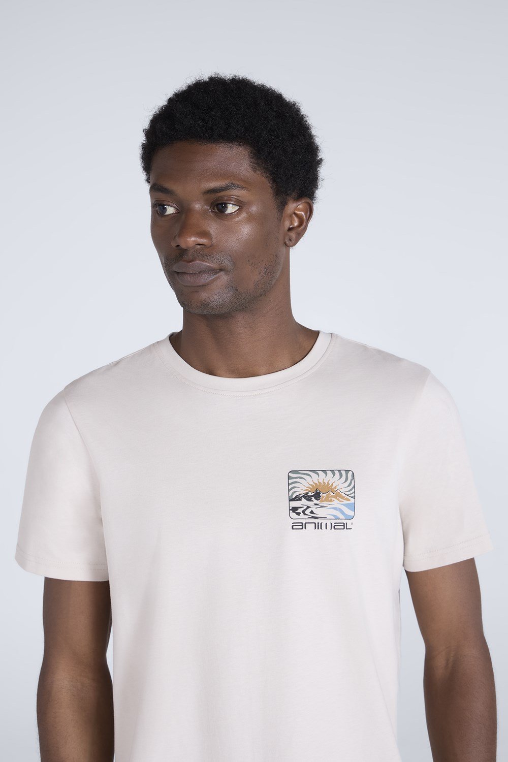Animal Mens Jacob T-Shirt Cotton Relaxed Fit Short Sleeve Shirt Casual - Picture 153 of 236