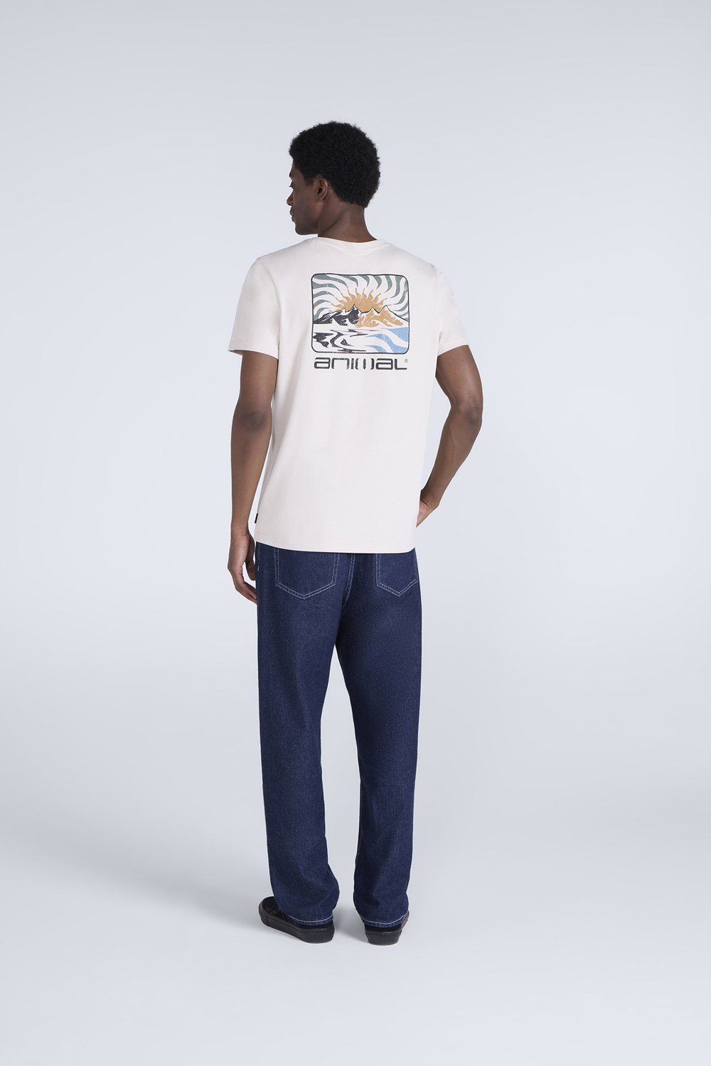 Animal Mens Jacob T-Shirt Cotton Relaxed Fit Short Sleeve Shirt Casual - Picture 155 of 236