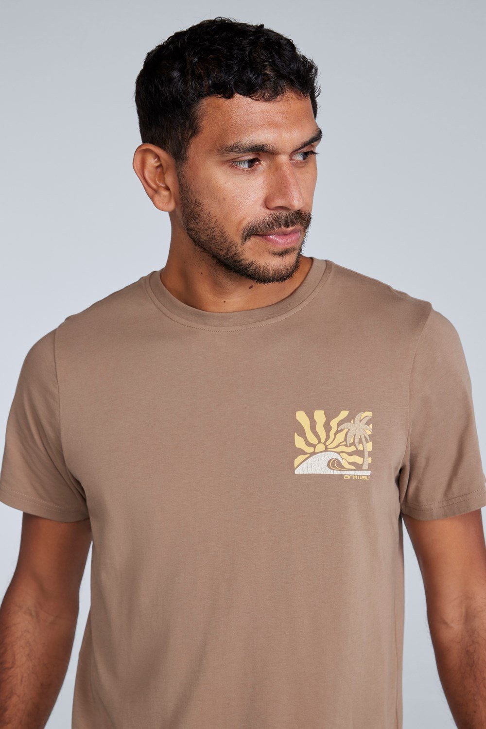 Animal Mens Jacob T-Shirt Cotton Relaxed Fit Short Sleeve Shirt Casual - Picture 211 of 236