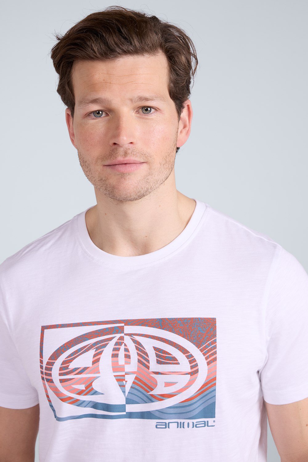 Animal Mens Jacob T-Shirt Cotton Relaxed Fit Short Sleeve Shirt Casual - Picture 231 of 236