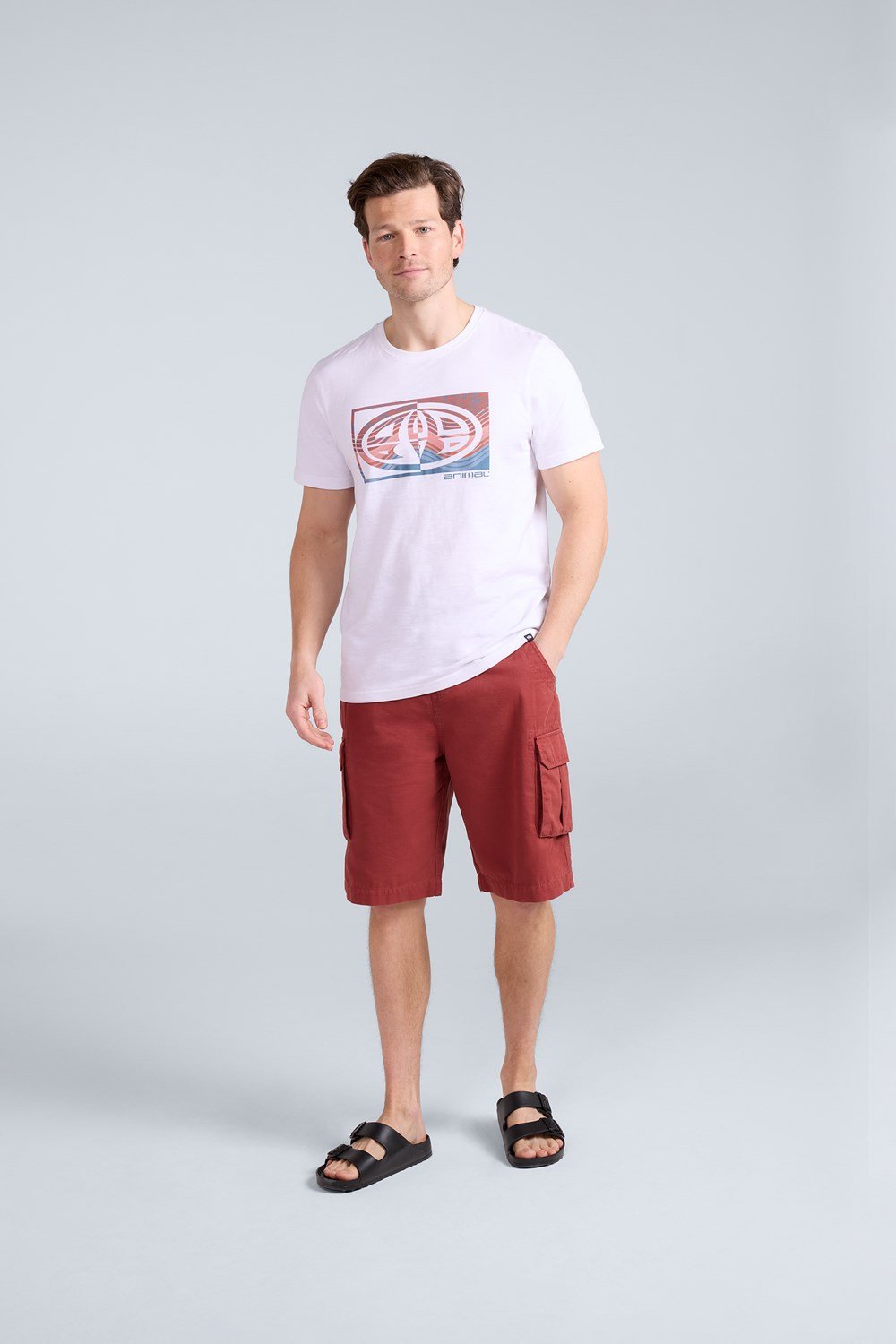 Animal Mens Jacob T-Shirt Cotton Relaxed Fit Short Sleeve Shirt Casual - Picture 228 of 236