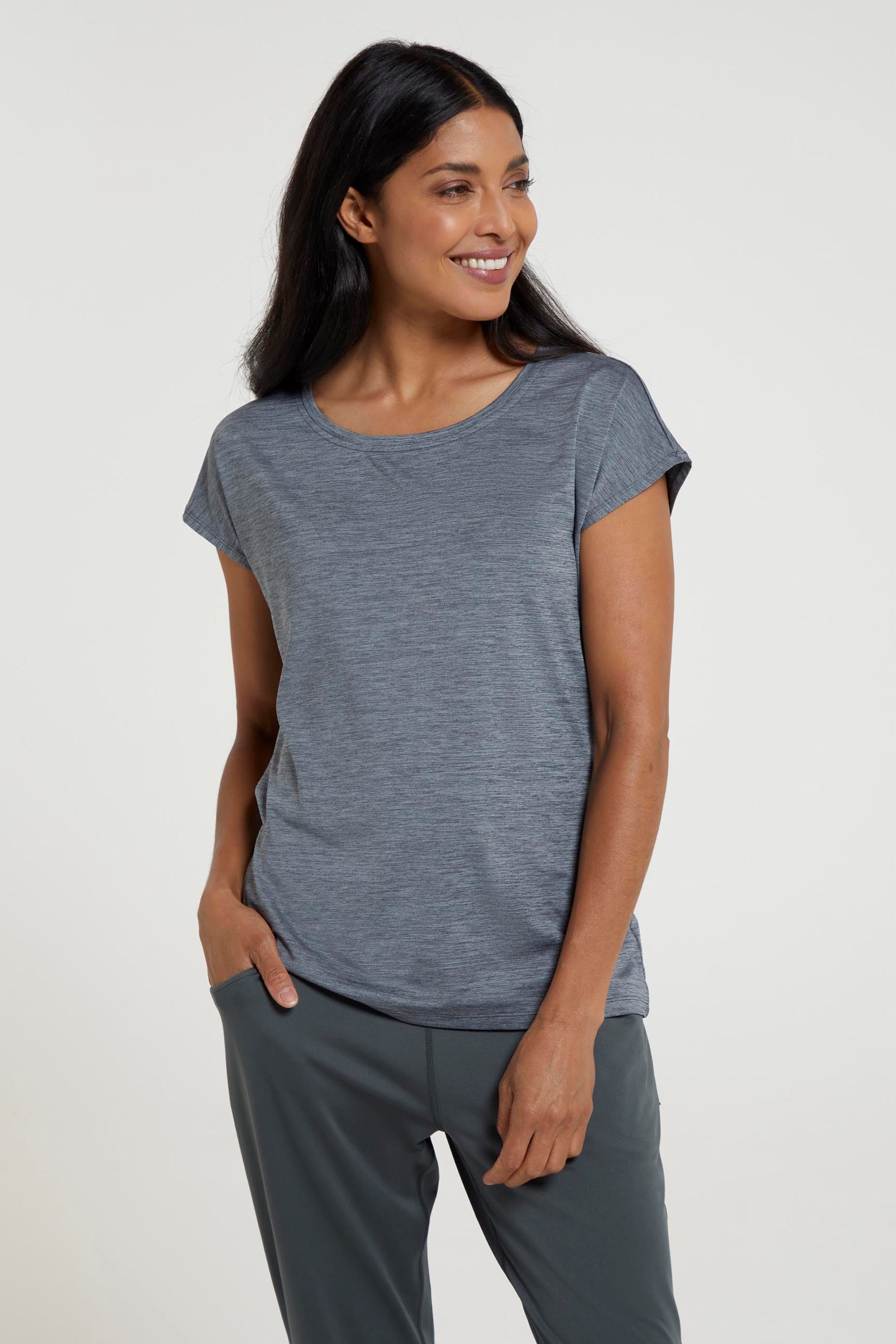 Panna II Womens UV Loose T-Shirt - Grey
