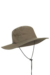 Womens Australian Brim Hat Dark Khaki