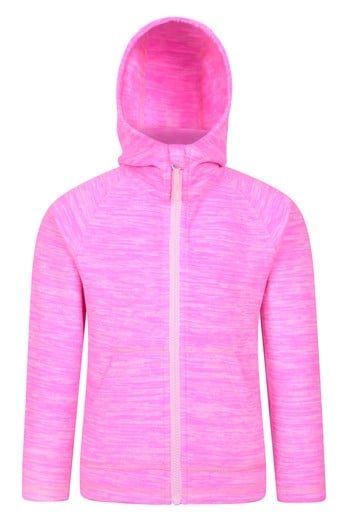 Snowdonia II Kids Hoodie Bright Pink