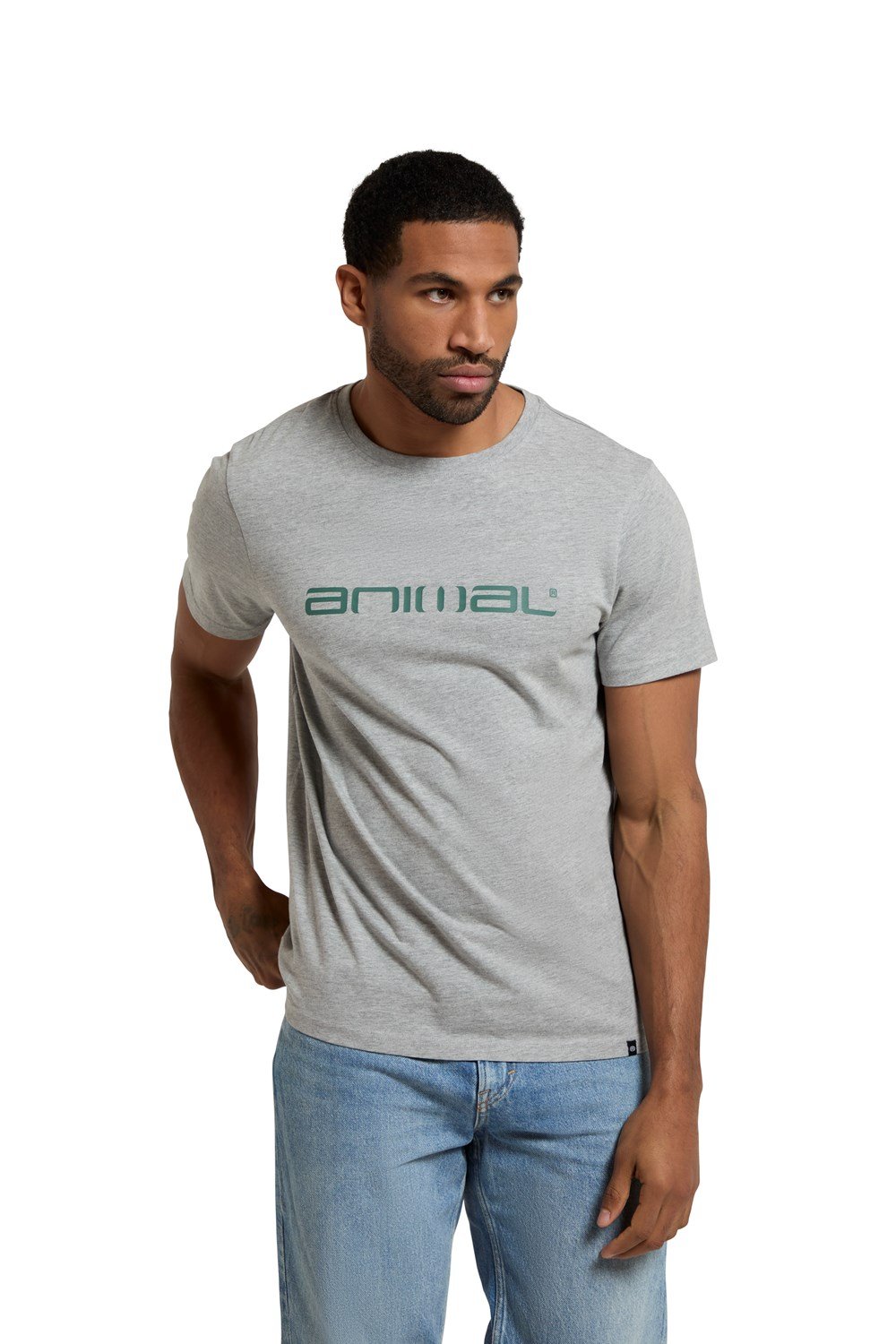 Animal Classico Men's Logo T-Shirt Casual Short Sleeve Round Neck Top - Picture 43 of 129