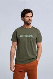 Classico camiseta orgánica para hombre Caqui