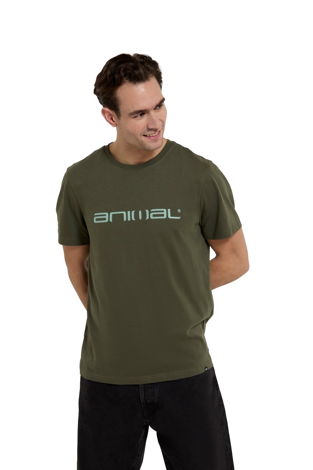 Animal Classico Men's Logo T-Shirt Casual Short Sleeve Round Neck Top - Picture 55 of 129