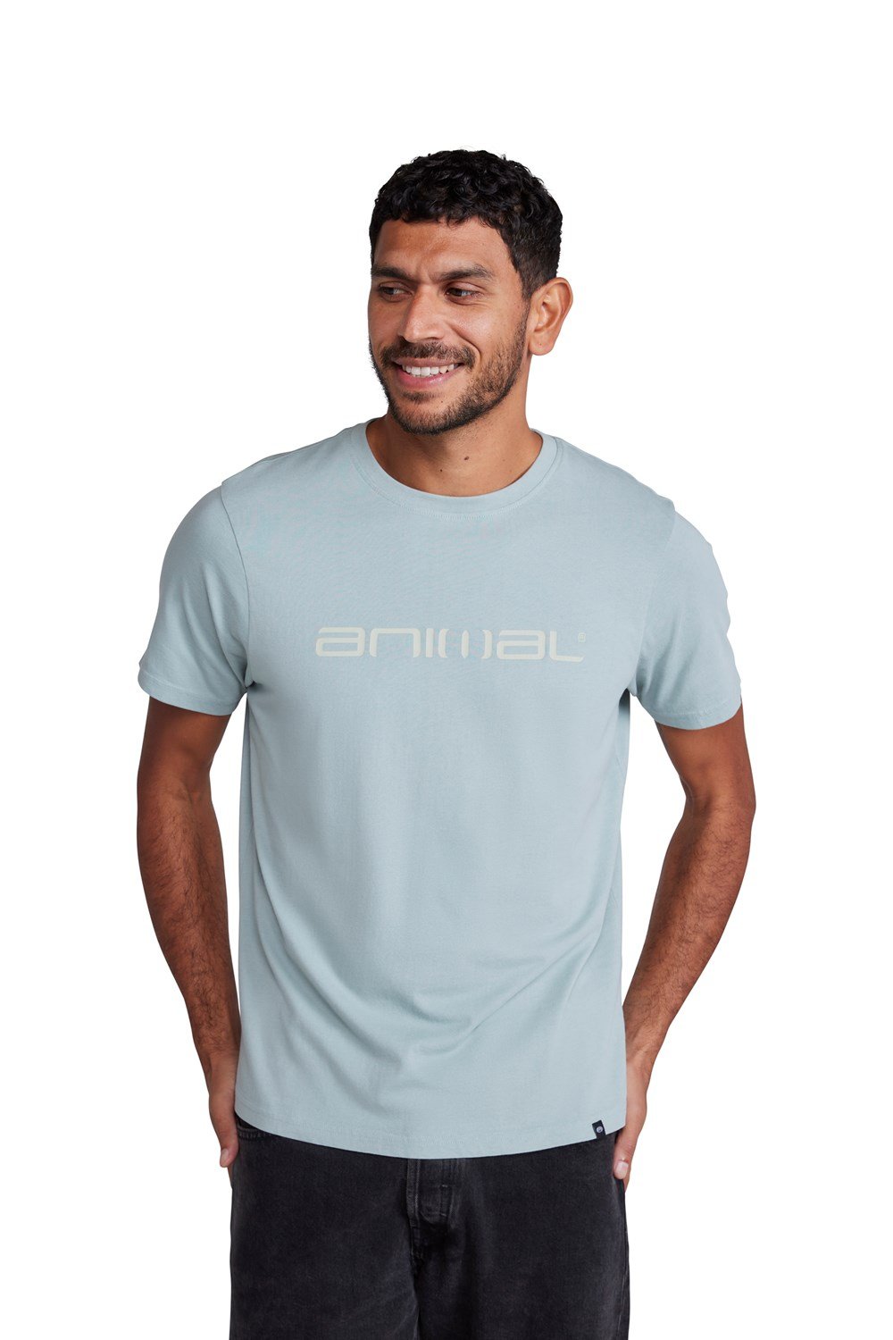 Animal Classico Men's Logo T-Shirt Casual Short Sleeve Round Neck Top - Picture 66 of 129