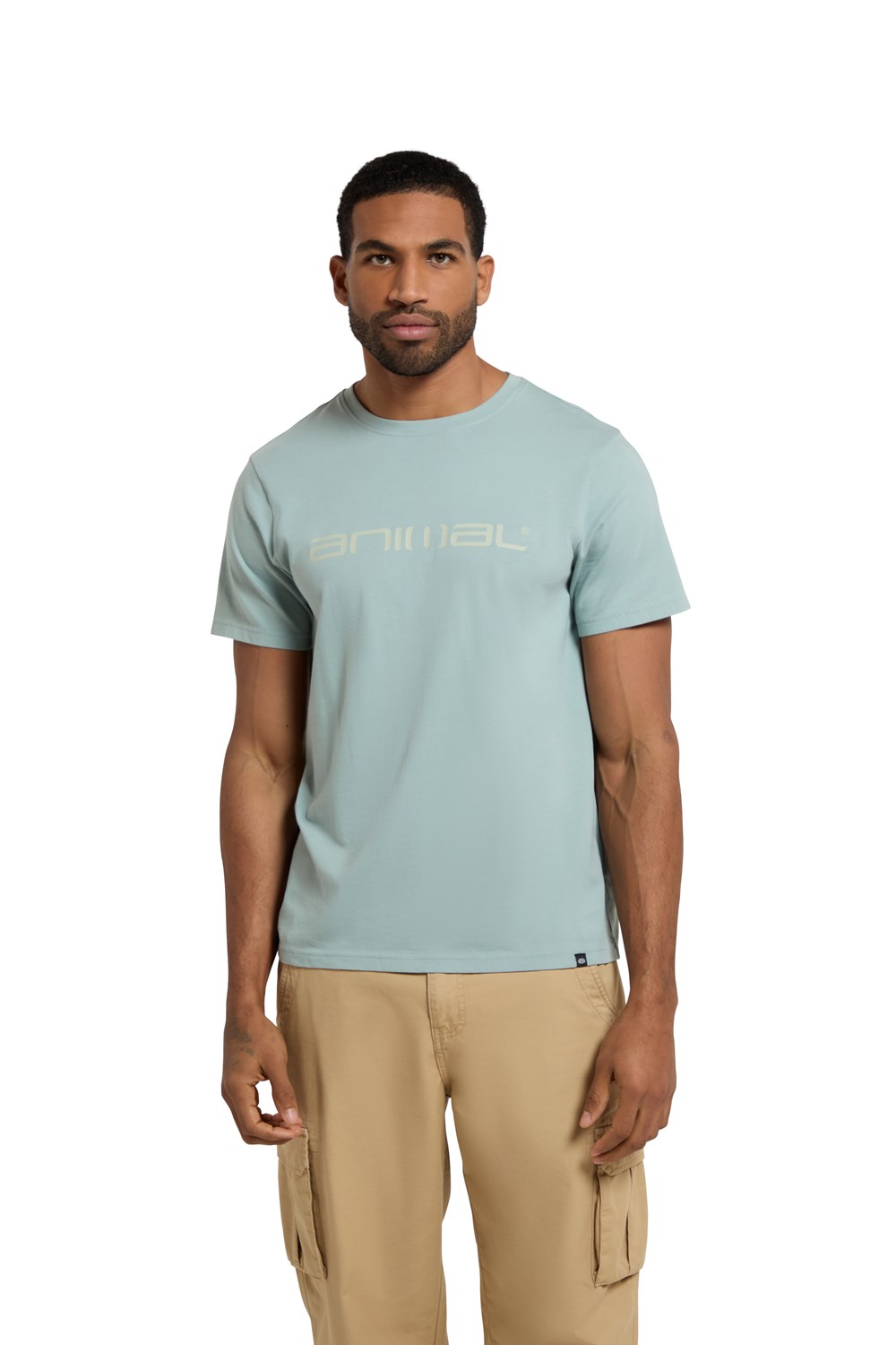 Animal Classico Men's Logo T-Shirt Casual Short Sleeve Round Neck Top - Picture 67 of 129