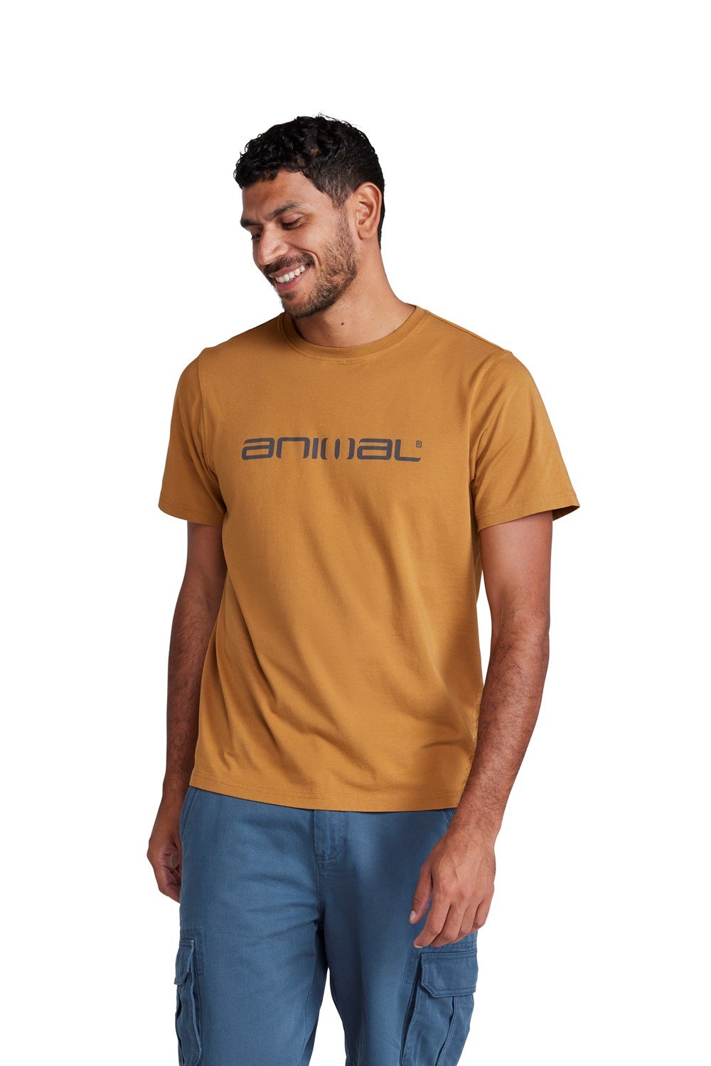 Animal Classico Men's Logo T-Shirt Casual Short Sleeve Round Neck Top - Picture 129 of 129