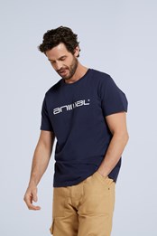 Classico t-shirt en coton biologique homme Bleu Marine