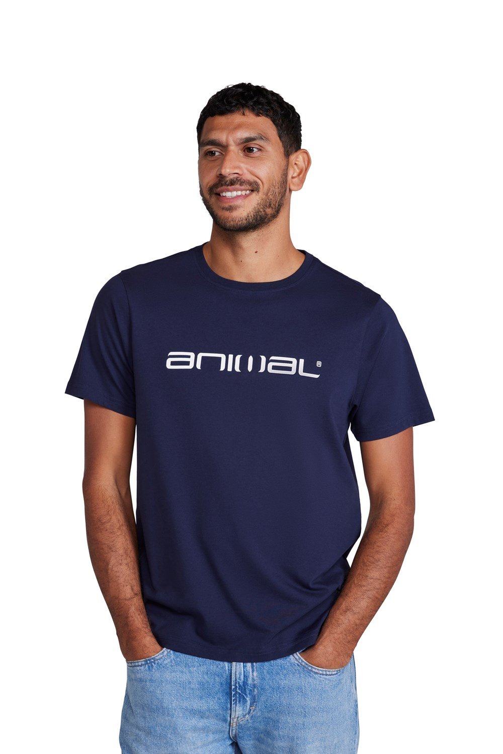 Animal Classico Men's Logo T-Shirt Casual Short Sleeve Round Neck Top - Picture 78 of 129