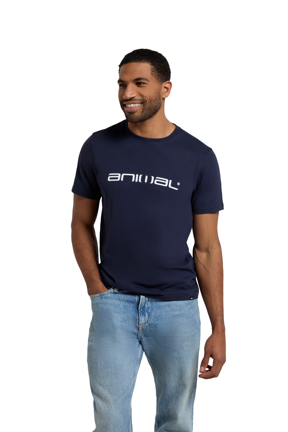 Animal Classico Men's Logo T-Shirt Casual Short Sleeve Round Neck Top - Picture 79 of 129
