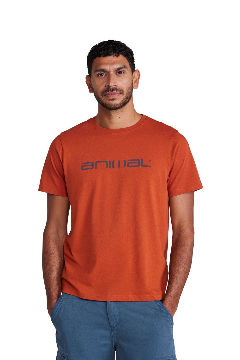 Animal Classico Men's Logo T-Shirt Casual Short Sleeve Round Neck Top - Picture 95 of 129