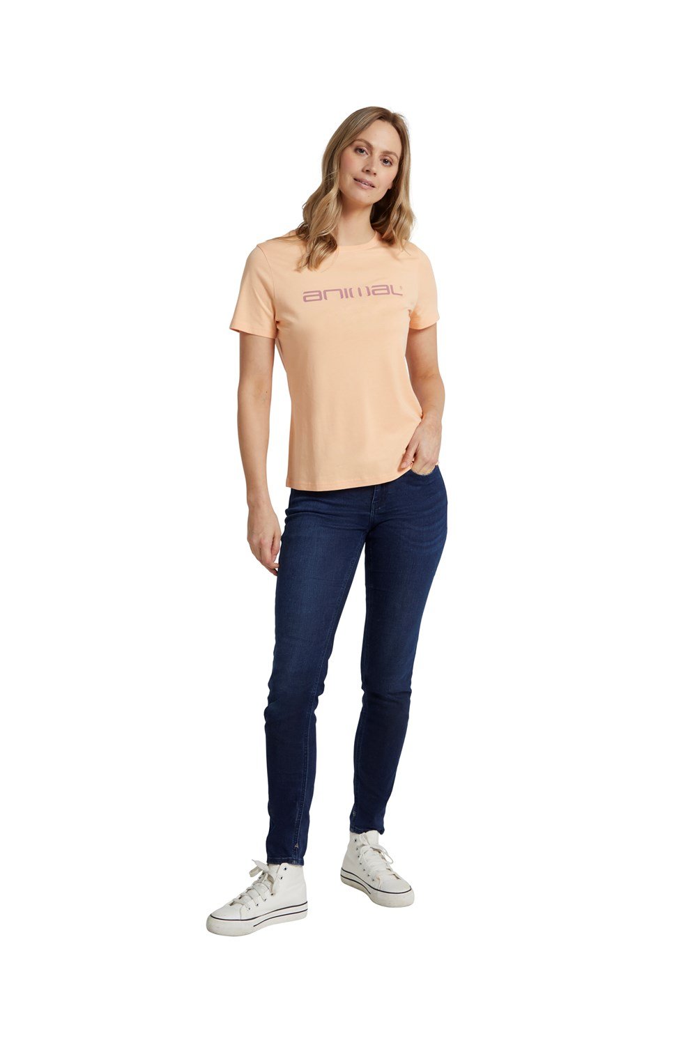 Animal Marina Womens Logo T-Shirt Cotton Short Sleeve Breathable Shirt - Picture 68 of 98
