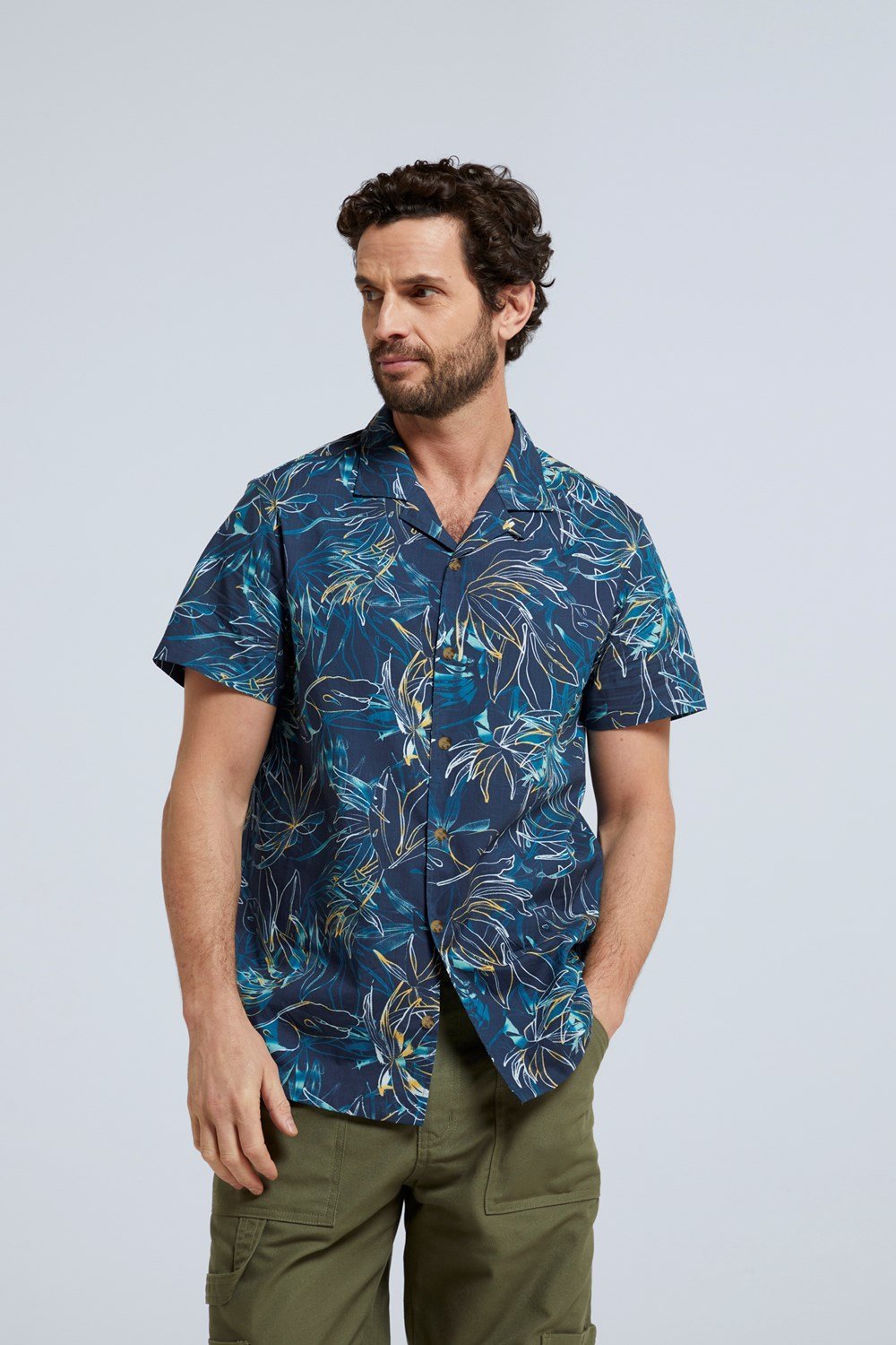 Animal Will Men's Printed Shirt Lightweight Cotton Tee Casual Summer Top - Picture 20 of 44