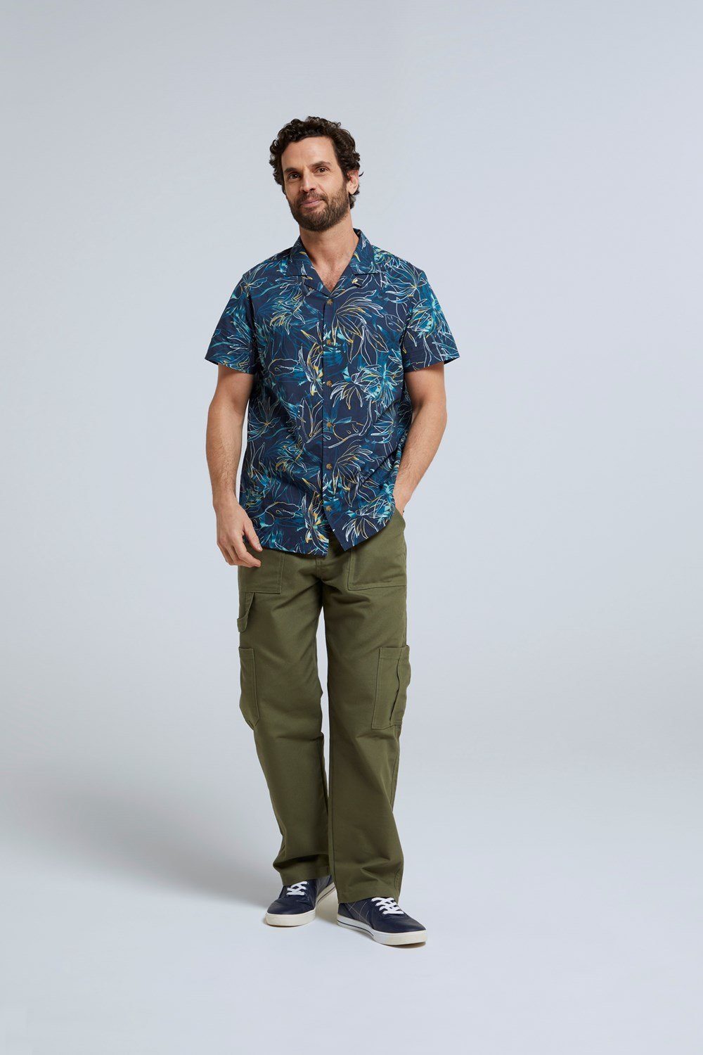 Animal Will Men's Printed Shirt Lightweight Cotton Tee Casual Summer Top - Picture 23 of 44