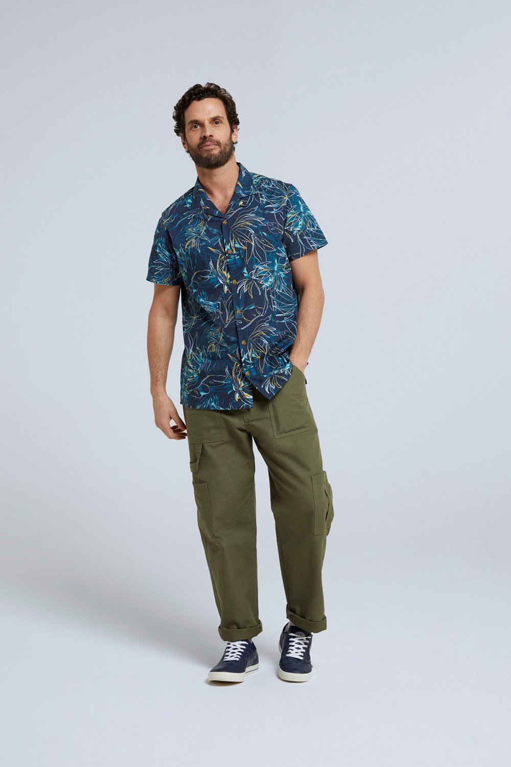 Animal Will Men's Printed Shirt Lightweight Cotton Tee Casual Summer Top - Picture 21 of 44