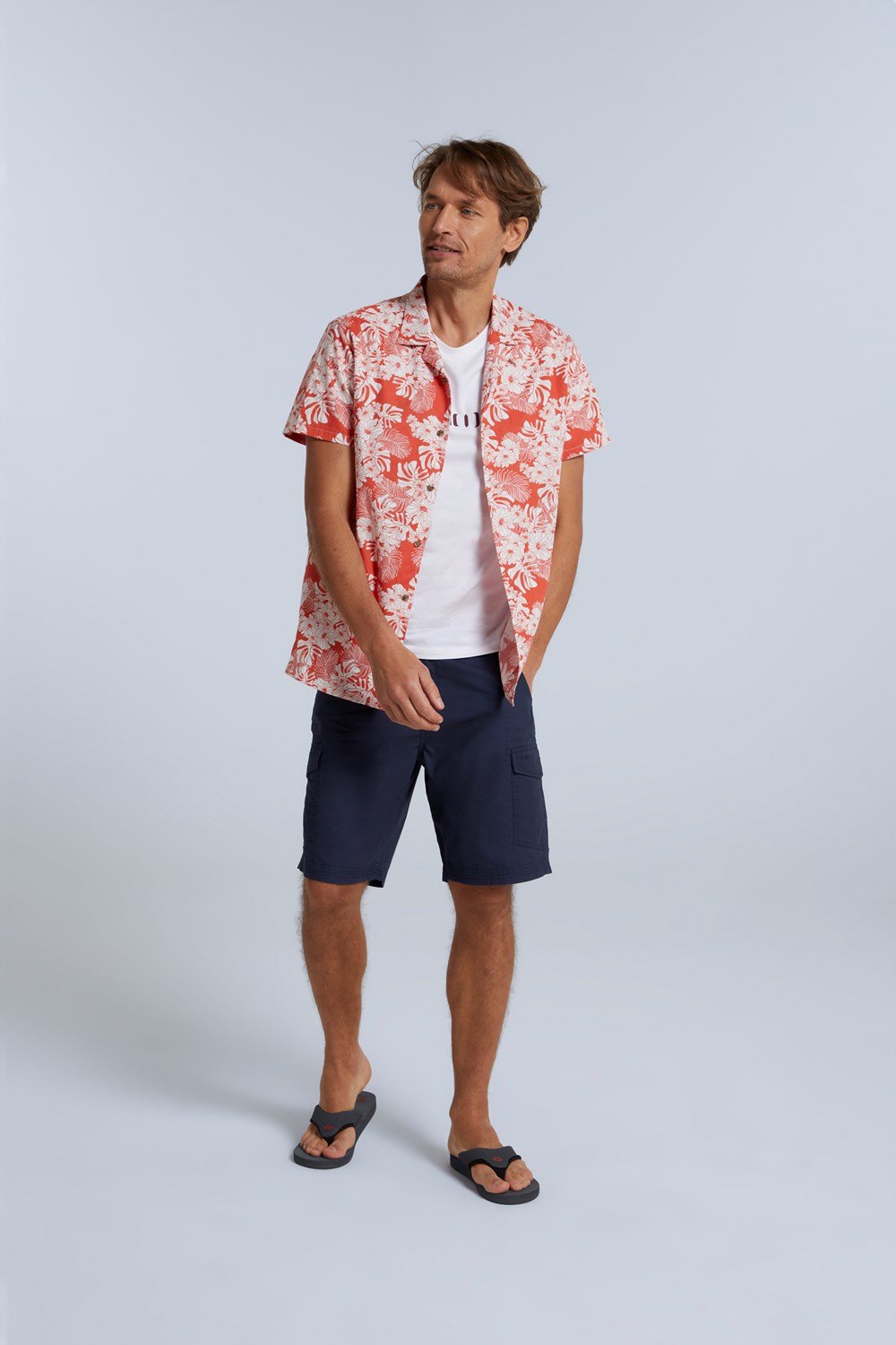 Animal Will Men's Printed Shirt Lightweight Cotton Tee Casual Summer Top - Picture 31 of 44