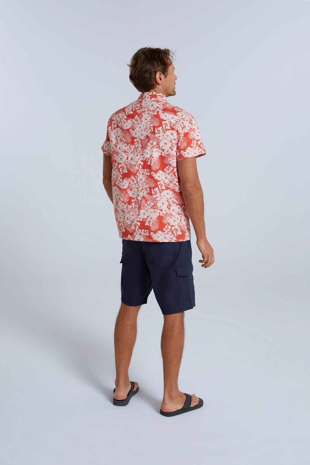 Animal Will Men's Printed Shirt Lightweight Cotton Tee Casual Summer Top - Picture 32 of 44