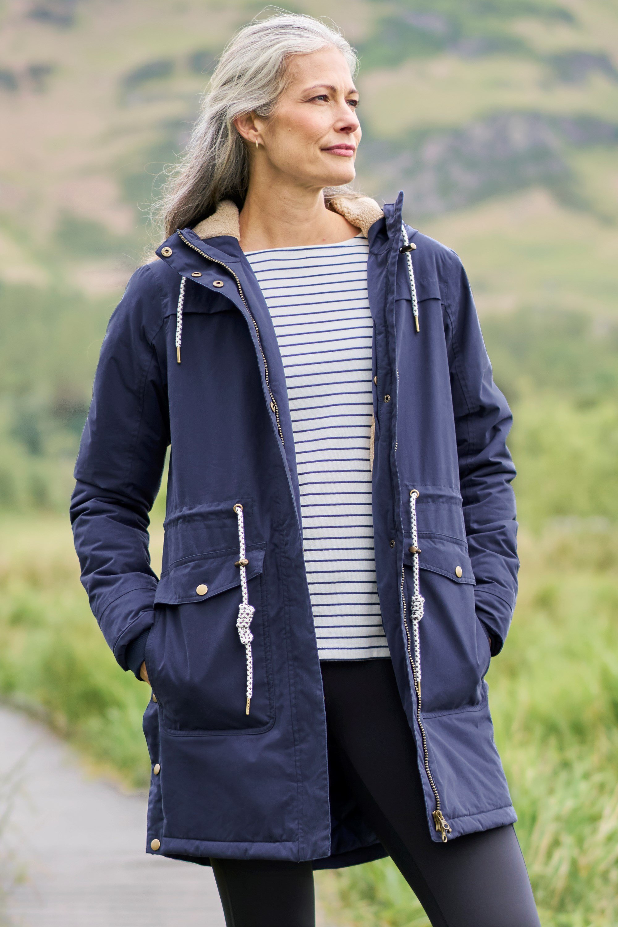 Parka mujer borrego store