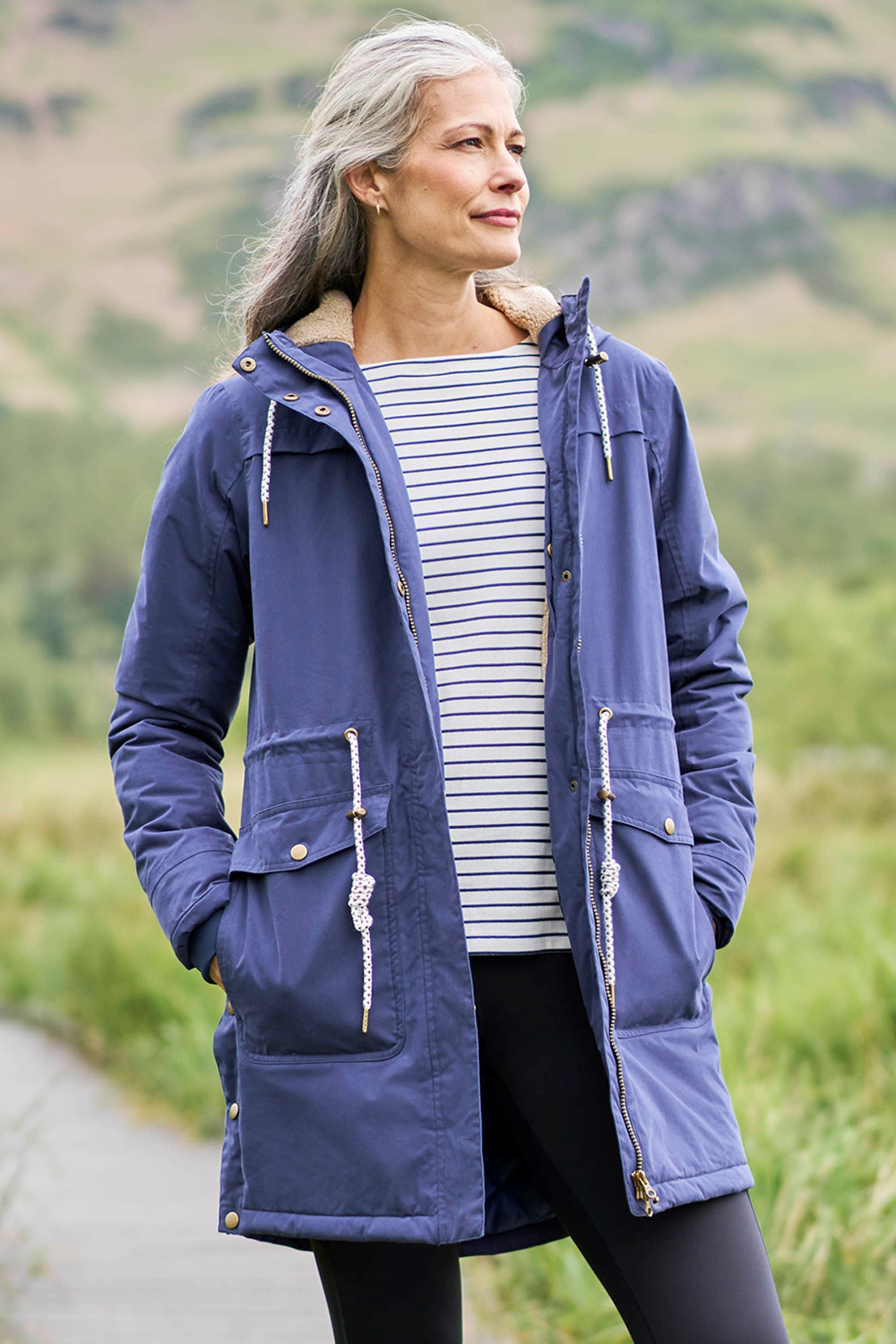 Parka Impermeable Rembourree Doublee Borg Femme Acorn Mountain Warehouse FR