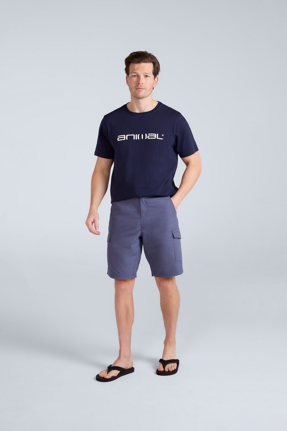 Animal Men's Atlantis Cargo Shorts 100% Cotton Male Drawstring Bottoms Summer - Picture 26 of 57