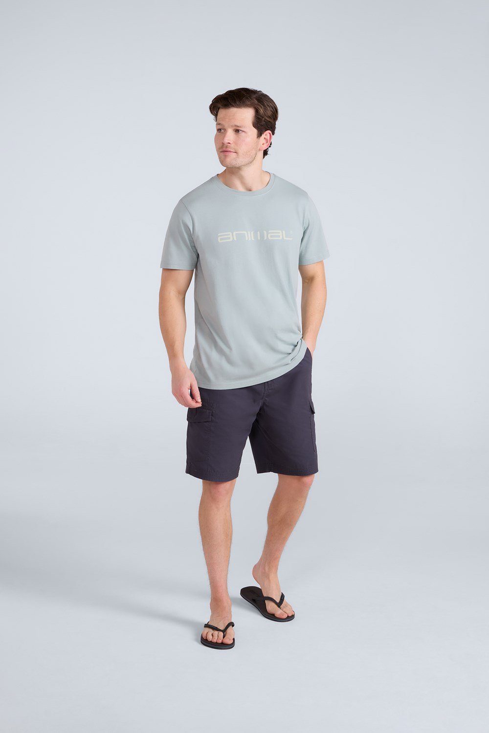 Animal Men's Atlantis Cargo Shorts 100% Cotton Male Drawstring Bottoms Summer - Picture 38 of 57