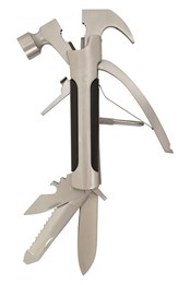 Hammer-Multi-Werkzeug aus Edelstahl Silber