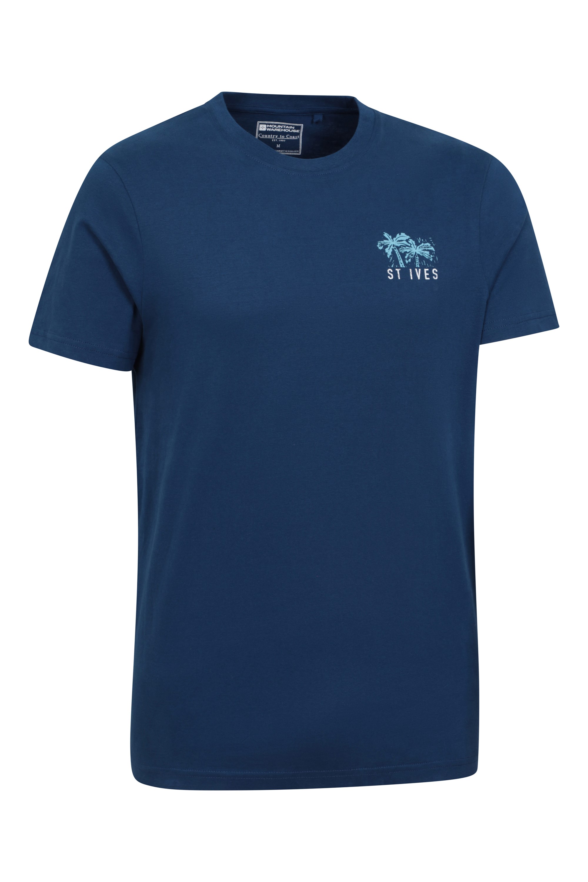St Ives Gemustertes Herren T Shirt Mountain Warehouse DE
