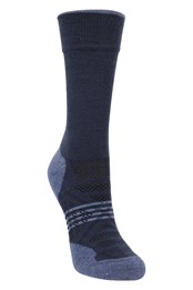 Womens Lightweight Merino Mid-Calf Socks Navy