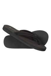 Vacation Womens Recycled Flip Flops Jet Black