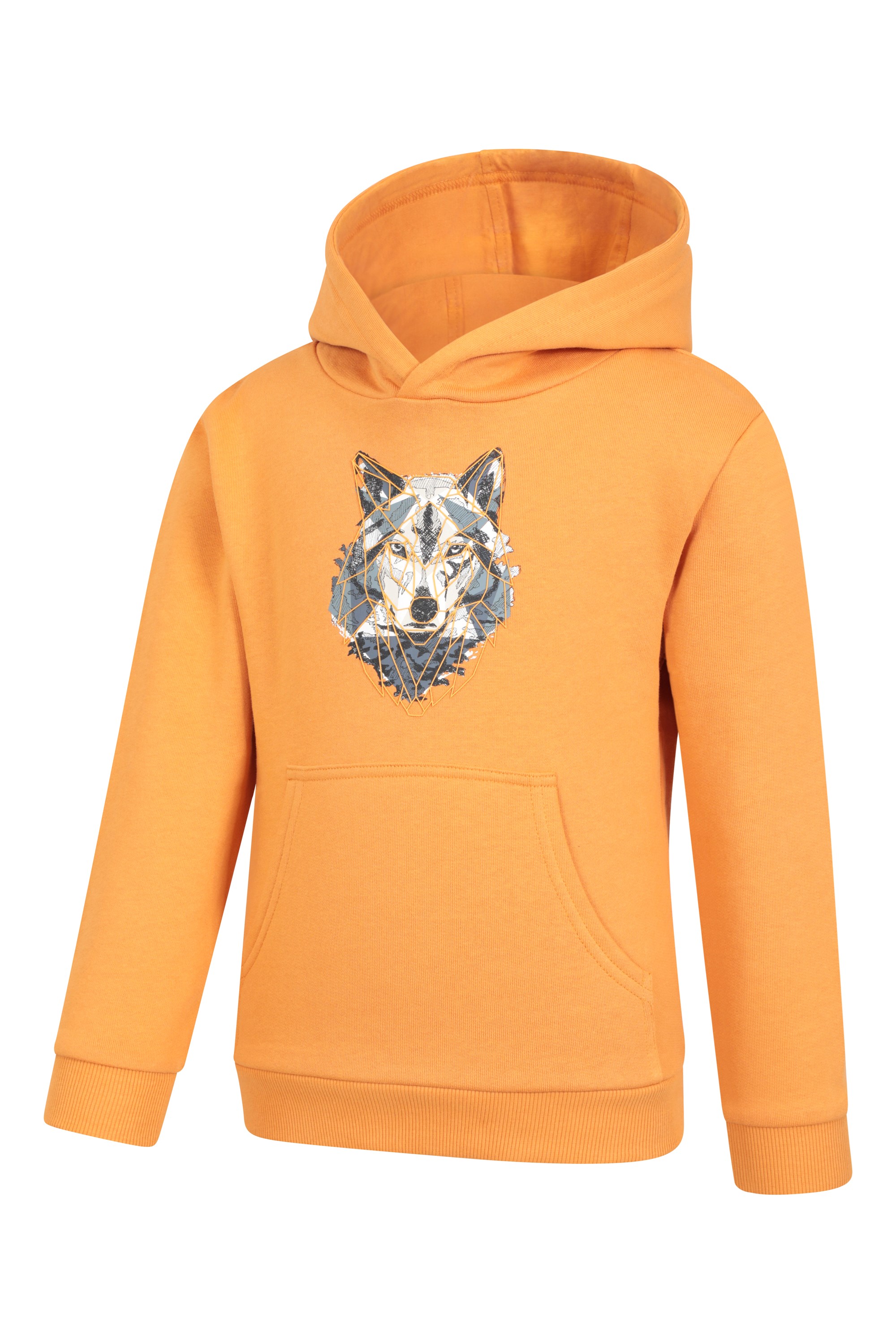 Abstract Wolf Kids Organic Hoodie Mountain Warehouse CA