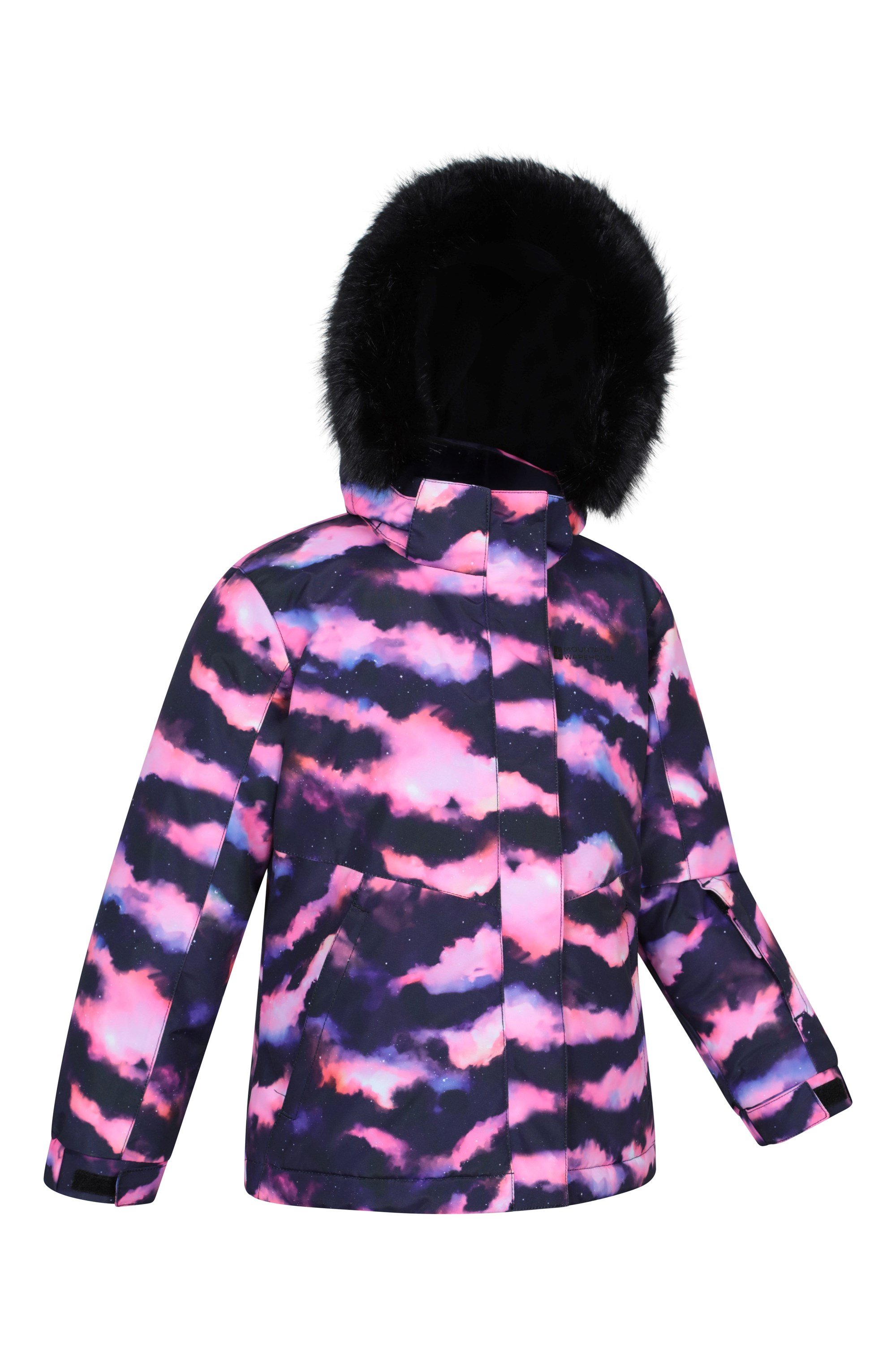 Glacial Printed Kids Water-resistant Snow Jacket | Mountain