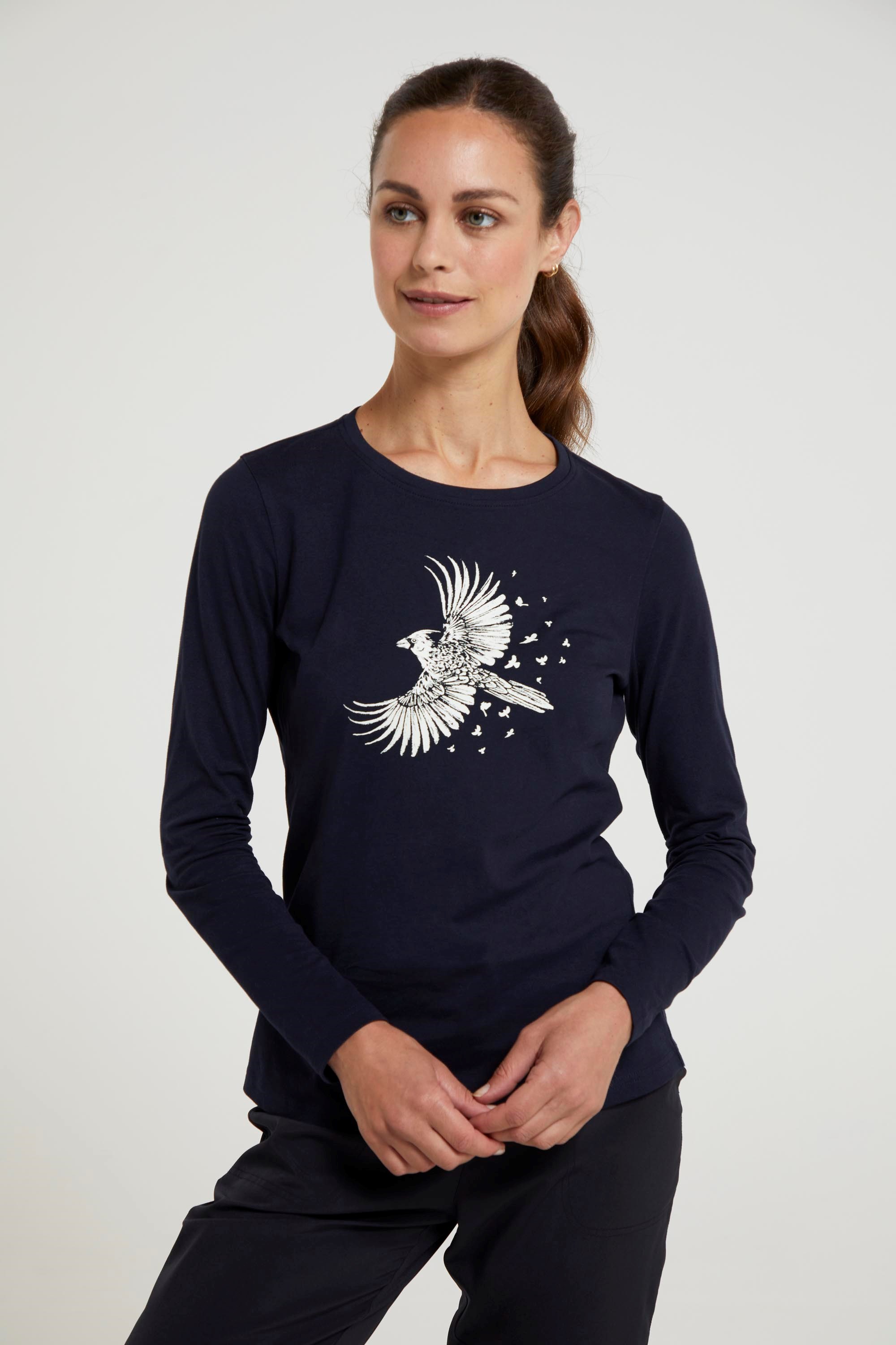 Cardinal Womens Organic T-Shirt Navy