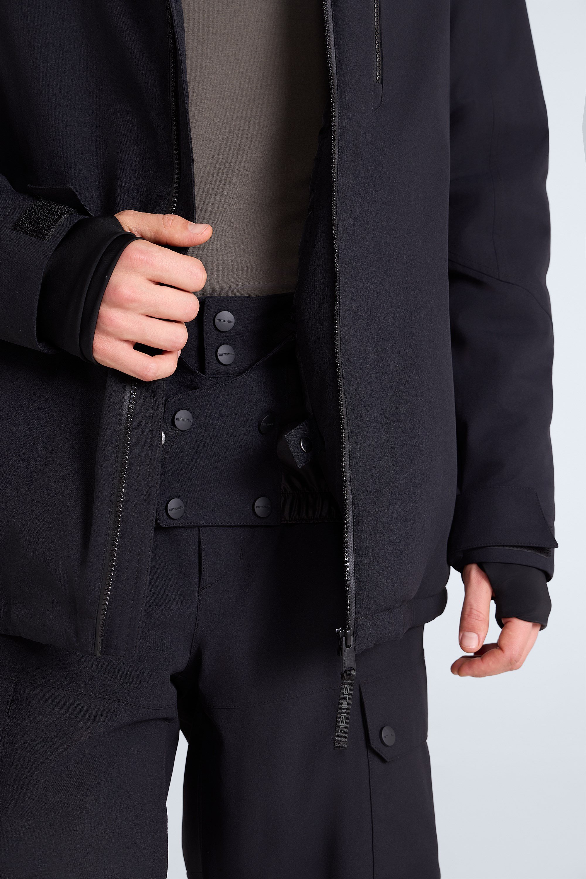 Laxx Mens Logo Snow Jacket