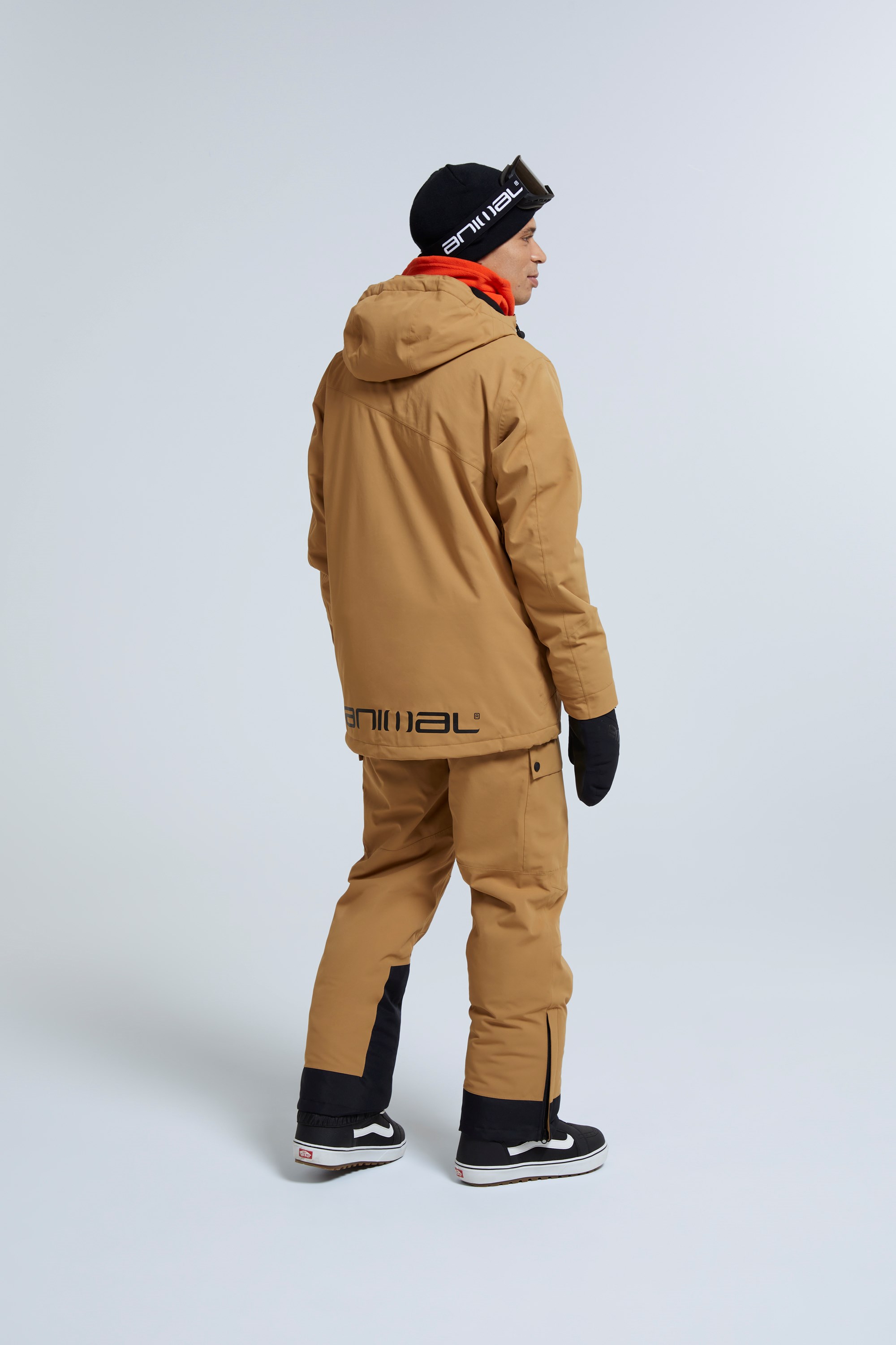 Laxx chaqueta de nieve con logotipo para hombre