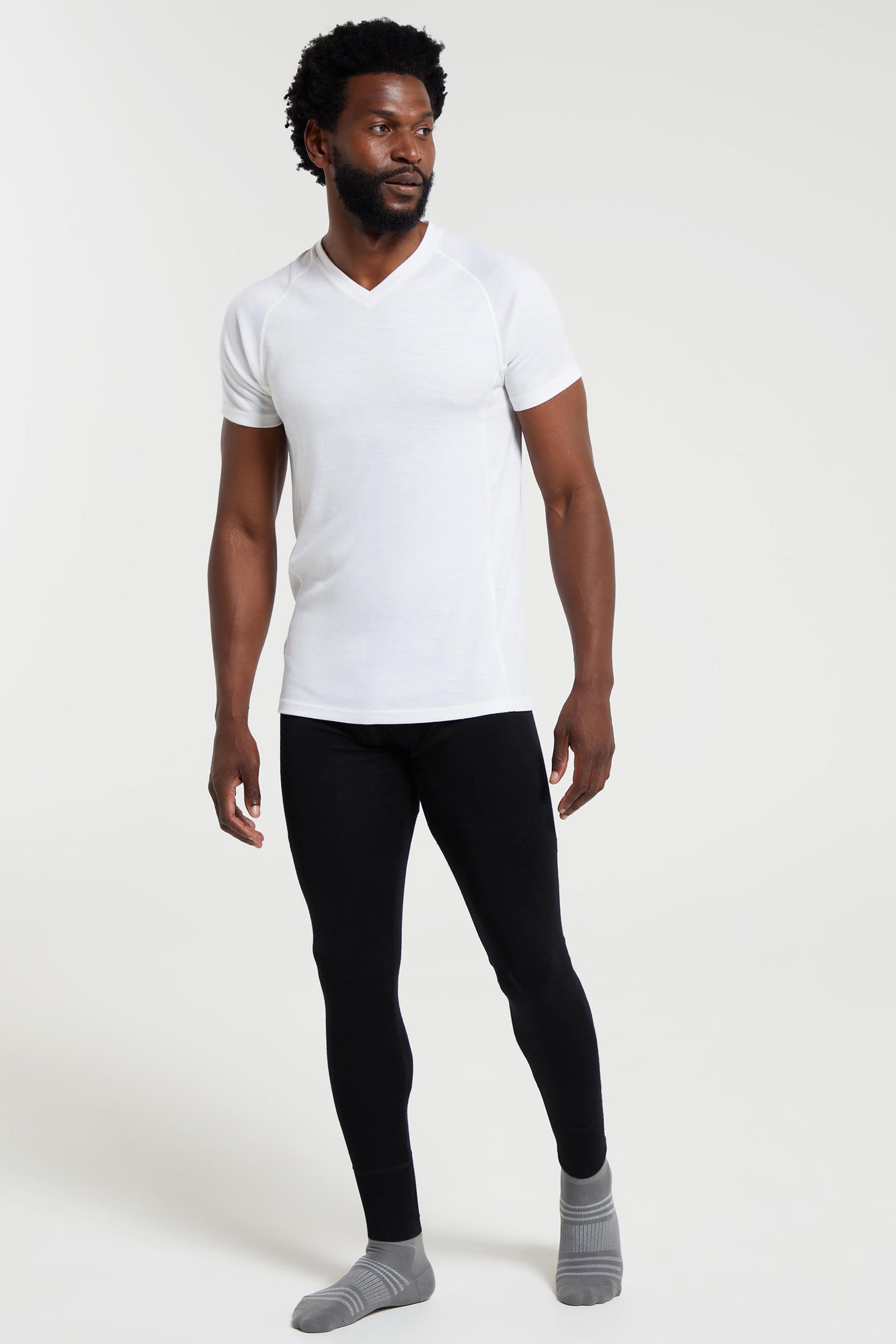 Summit Mens Short Sleeve Merino Thermal Top