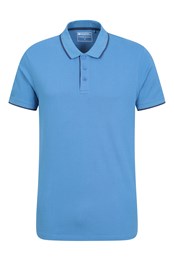 Lakeside II Mens Polo Shirt Bright Blue
