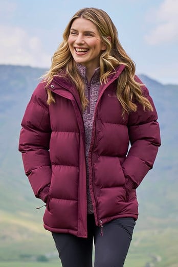 Snow Womens Padded Jacket Burgundy