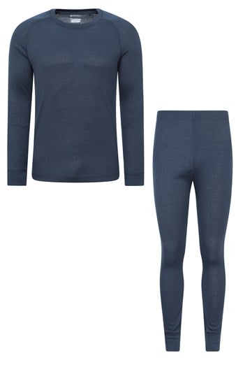 Talus Mens Thermal Top & Pants Set Navy