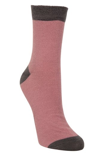 Merino Womens Quarter Length Socks Pale Pink