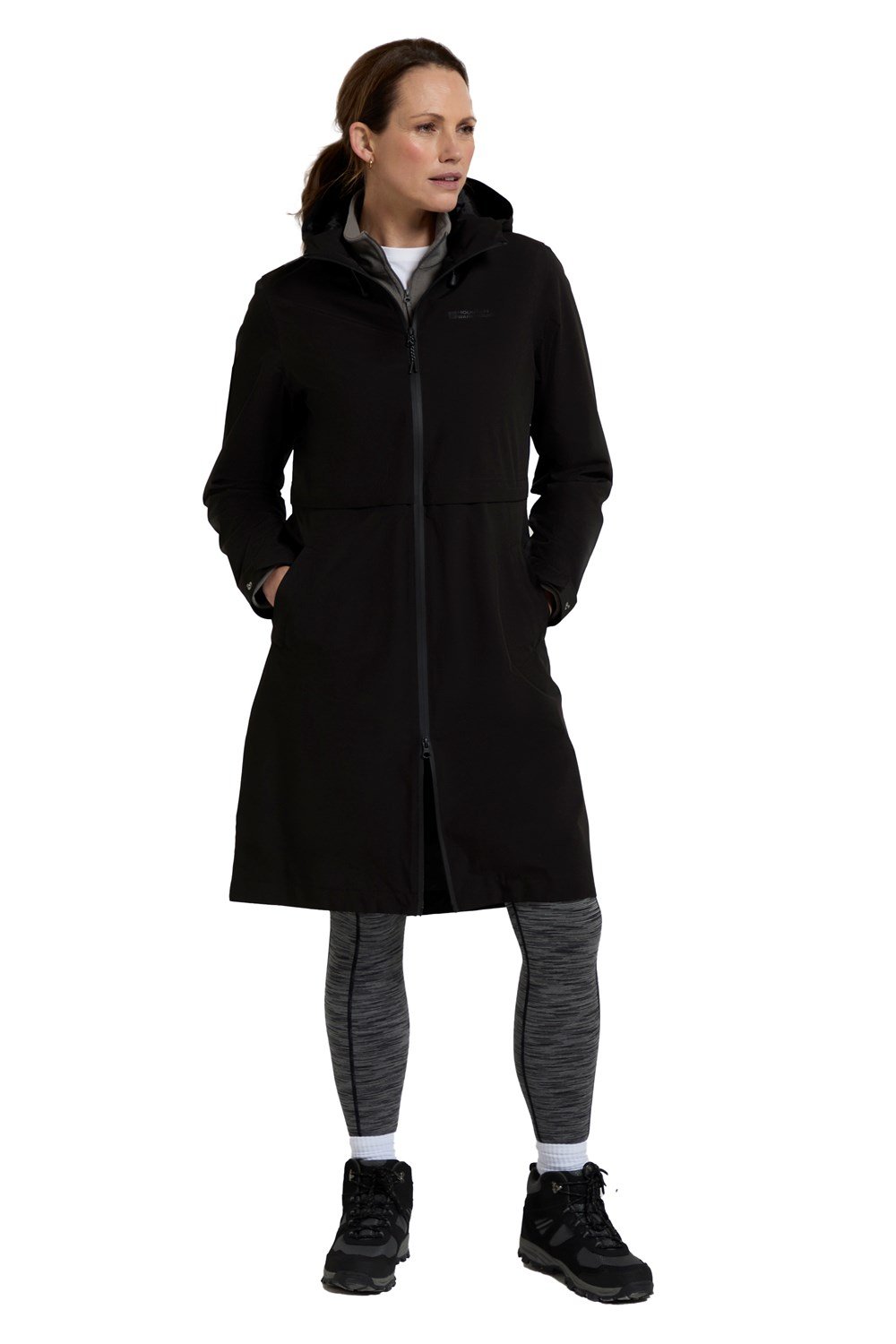 Mountain Warehouse Hilltop extra lange Damen Jacke wasserdicht Outdoor Mantel - Bild 22 von 29