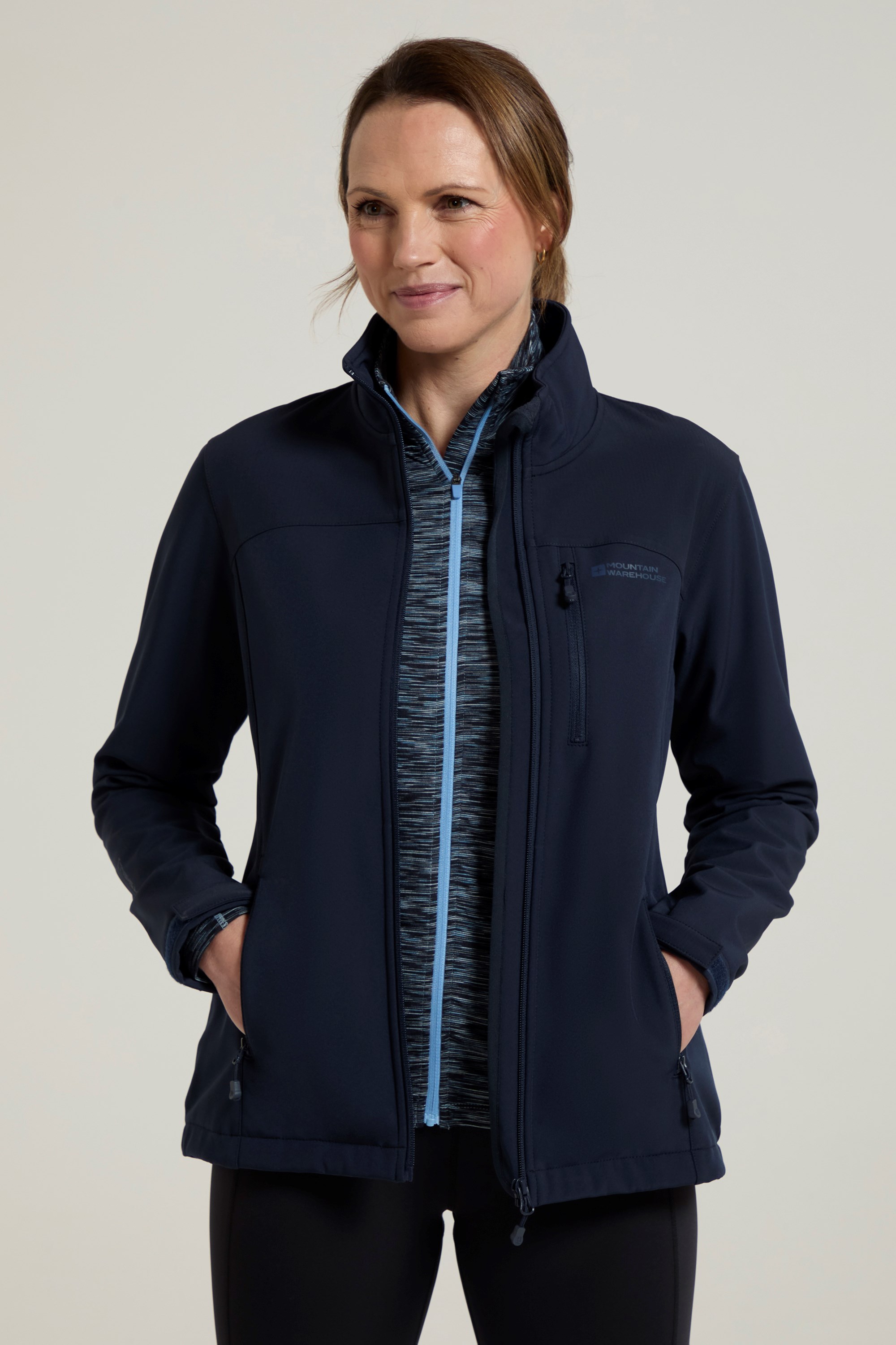 Grasmere Womens Softshell Jacket - Navy